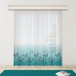 Baskılı Kelebek2 Desen Tül Perde